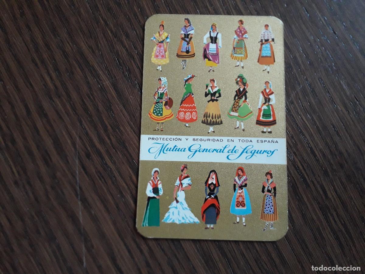 Coleccionismo Calendarios: calendario de publicidad, mutua general de seguros, a&ntilde;o 1965, serie trajes regionales.