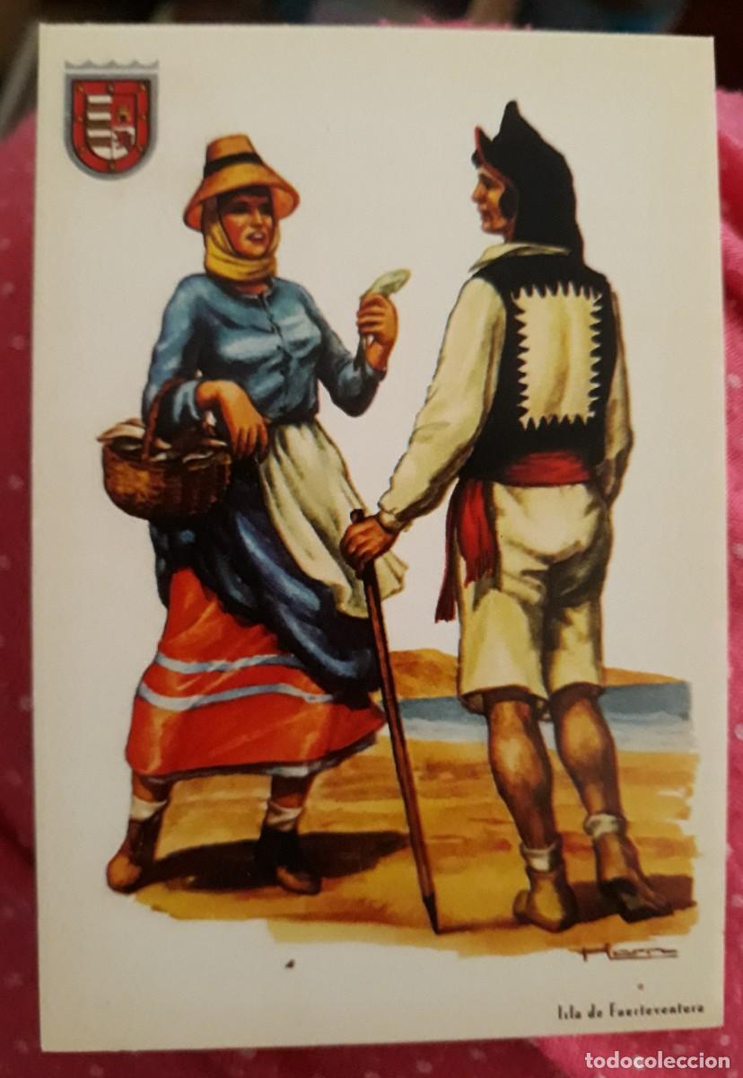 Coleccionismo Calendarios: -83672 CALENDARIO HOMBRE Y MUJER CON TRAJE REGIONAL DE FUERTEVENTURA, A&Ntilde;O 2009, DIBUJO, FOLKLORE