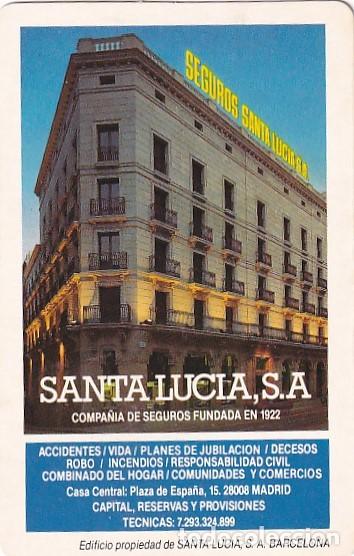Coleccionismo Calendarios: SANTA LUC&Iacute;A SA. CALENDARIO BOLSILLO TIPO FOURNIER. 1986. BUEN ESTADO
