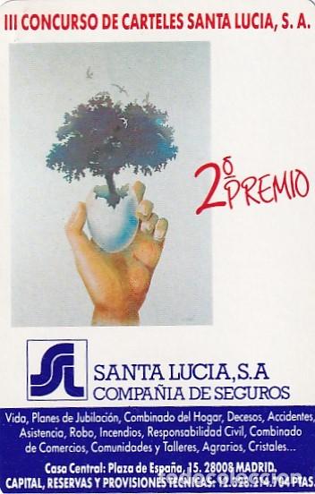 Sammeln von Kalendern: CALENDARIO PUBLICIDAD SEGUROS - SANTA LUCIA - 2&ordm; PREMIO - A&Ntilde;O 1988
