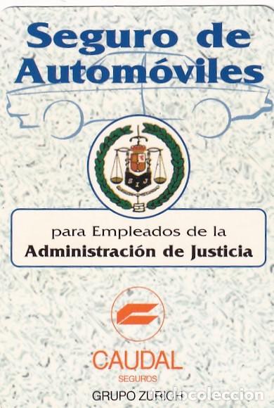 Collectables Calendars: CALENDARIO DE PUBLICIDAD 1998 SEGUROS DE AUTOM&Oacute;VILES CAUDAL ADMINISTRACION JUSTICIA