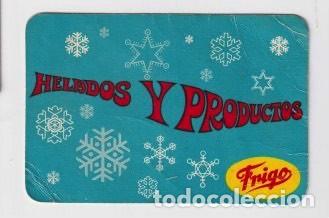 Colecionismo Calend&aacute;rios: CALENDARIOS DE HELADOS Y PRODUCTOS LOS A&Ntilde;OS 1969 FRIGO