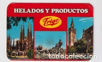 Colecionismo Calend&aacute;rios: CALENDARIOS DE HELADOS Y PRODUCTOS LOS A&Ntilde;OS 1970 FRIGO