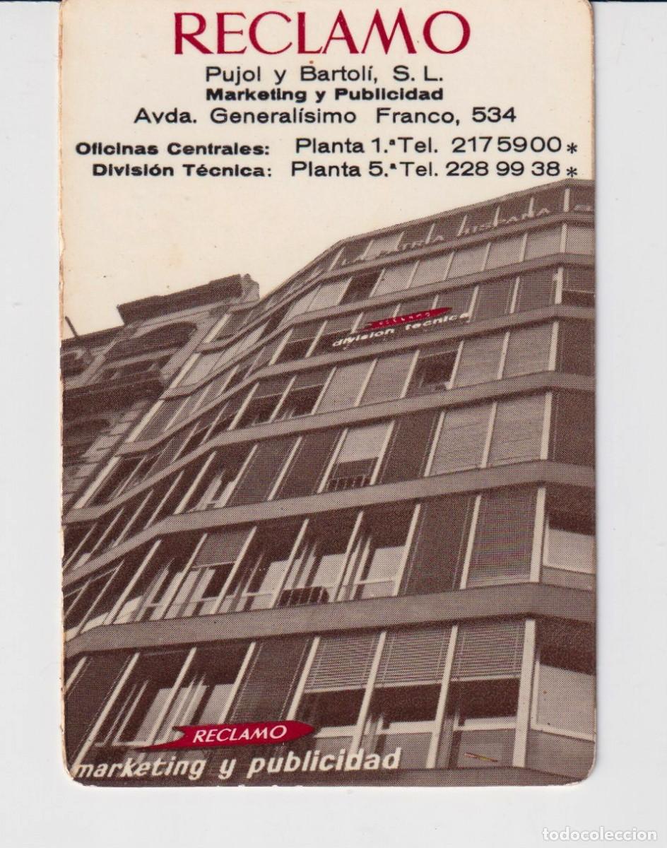 Collectables Calendars: CALENDARIOS DE RECLAMOS BARCELONA DE LOS A&Ntilde;OS 1969