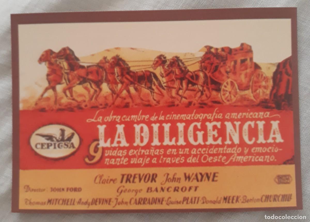 Coleccionismo calendarios: -84378 CALENDARIO PELICULA LA DILIGENCIA, A&Ntilde;O 2009, CON JOHN WAYNE, CINE