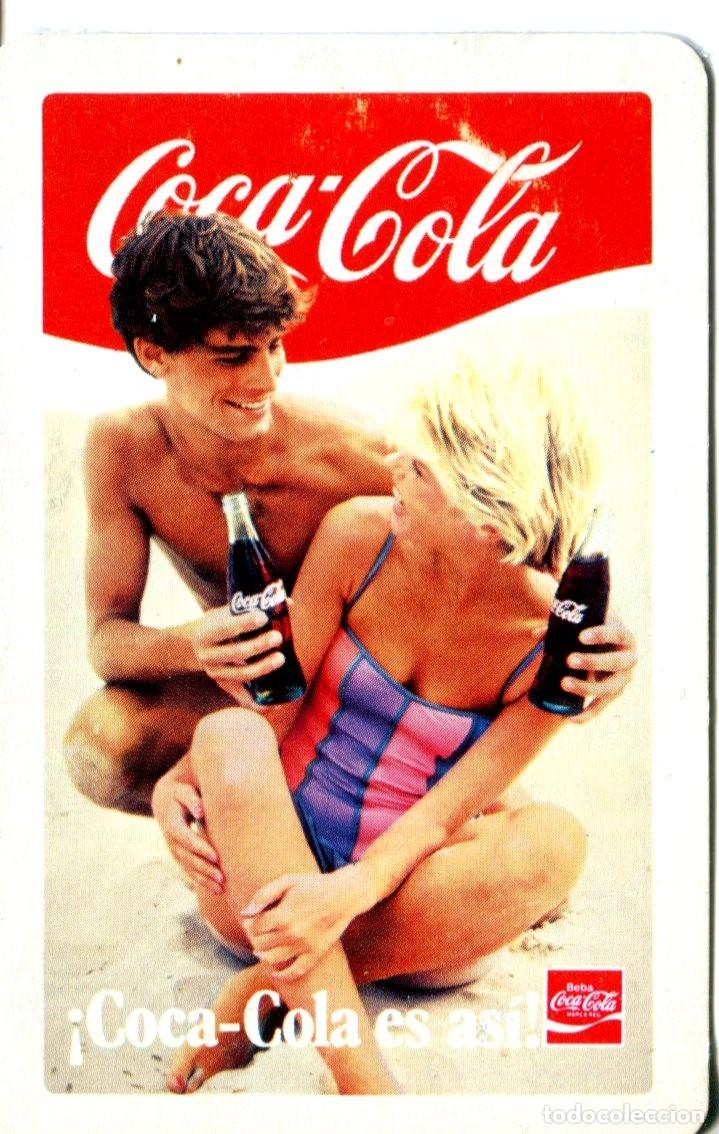 Coleccionismo calendarios: Calendario H Fournier Coca Cola 1985. Chica. Bebidas