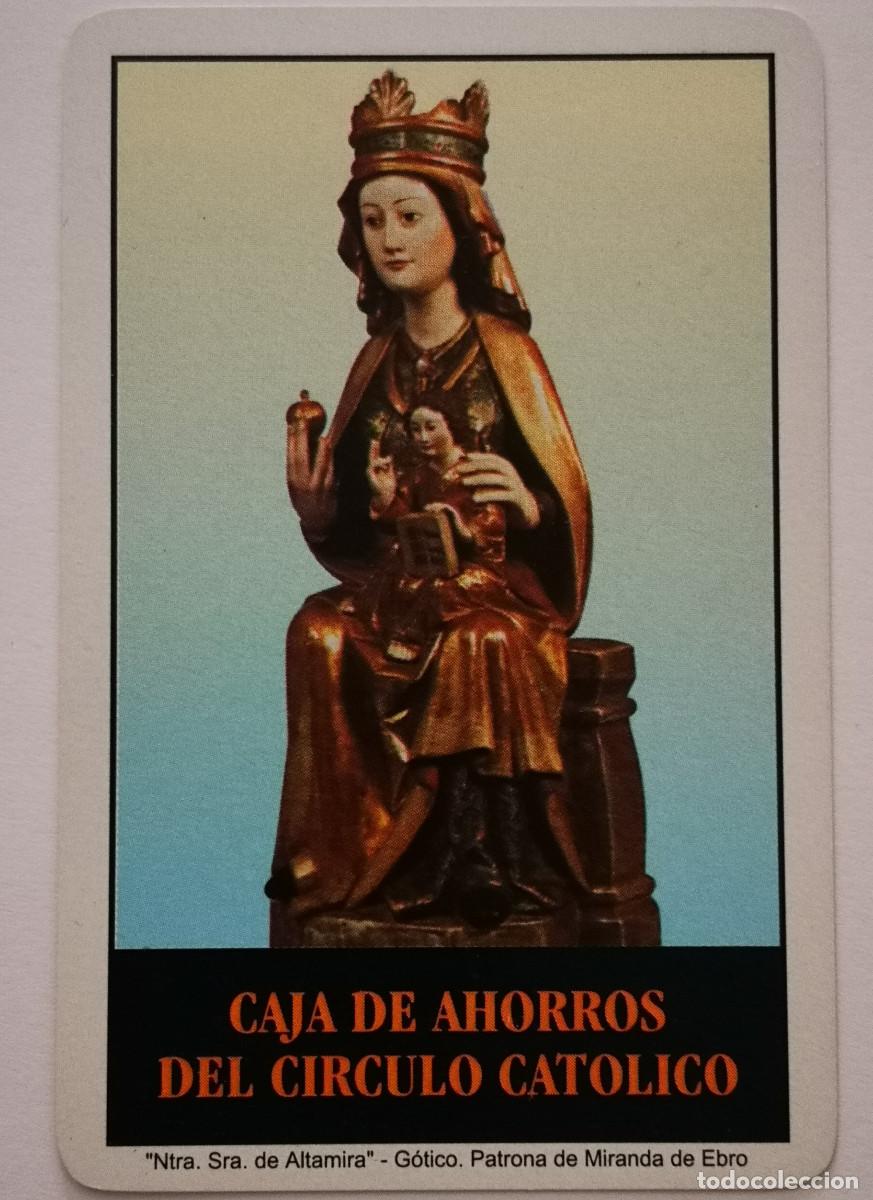 Coleccionismo Calendarios: CALENDARIO BOLSILLO - BANCOS - CAJA DE AHORROS DEL CIRCULO CATOLICO - 1999 Ntra Sra Altamira
