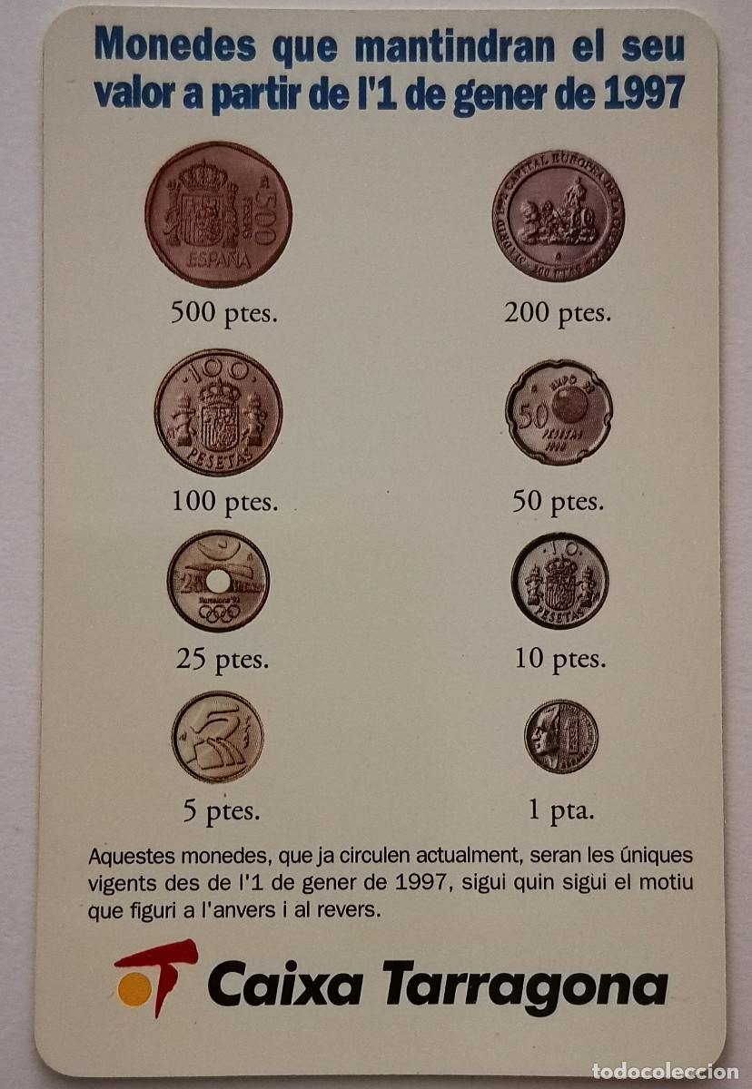 Coleccionismo Calendarios: CALENDARIO BOLSILLO - BANCOS - CAIXA TARRAGONA 1997