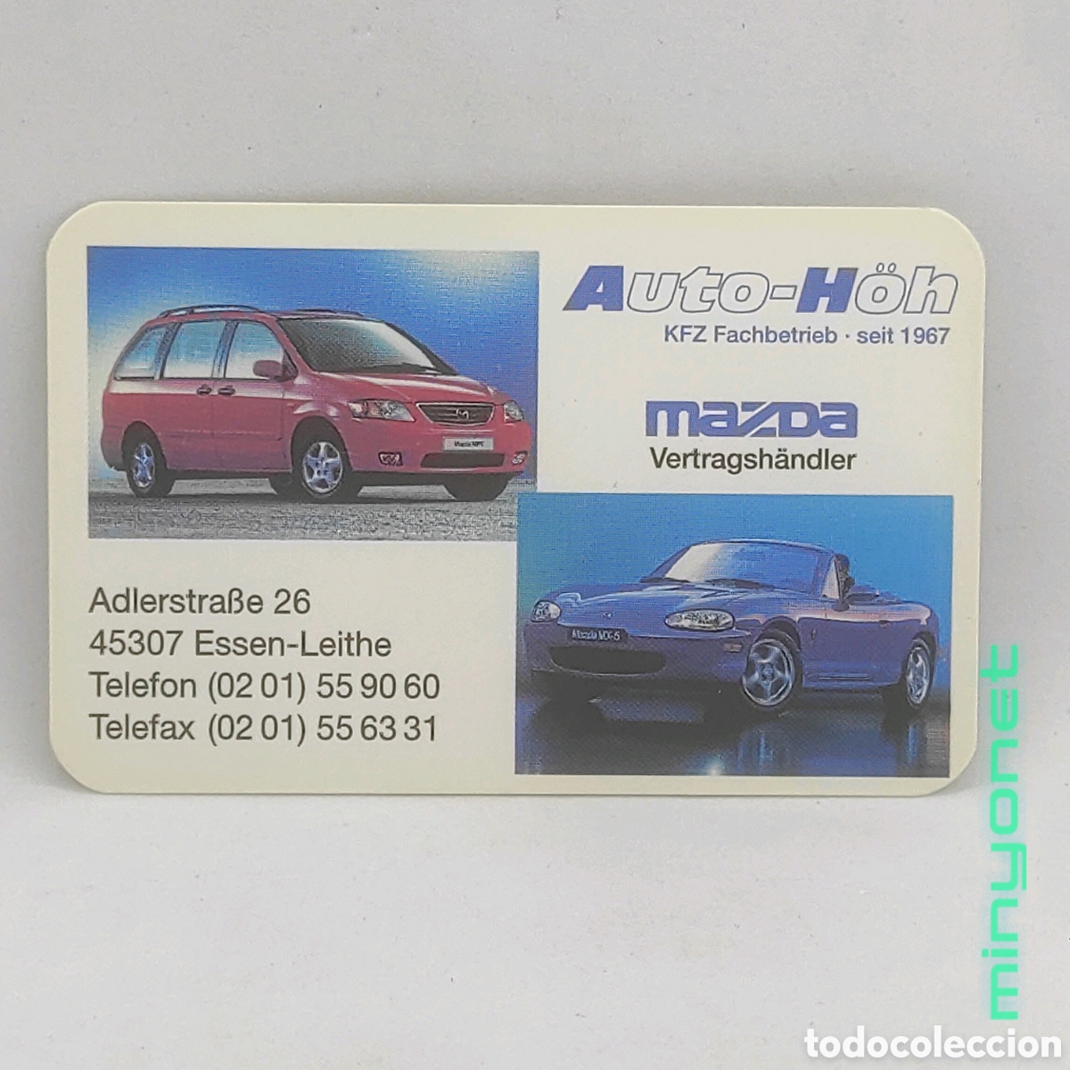 Calendario Mazda Auto-H&ouml;h 2000