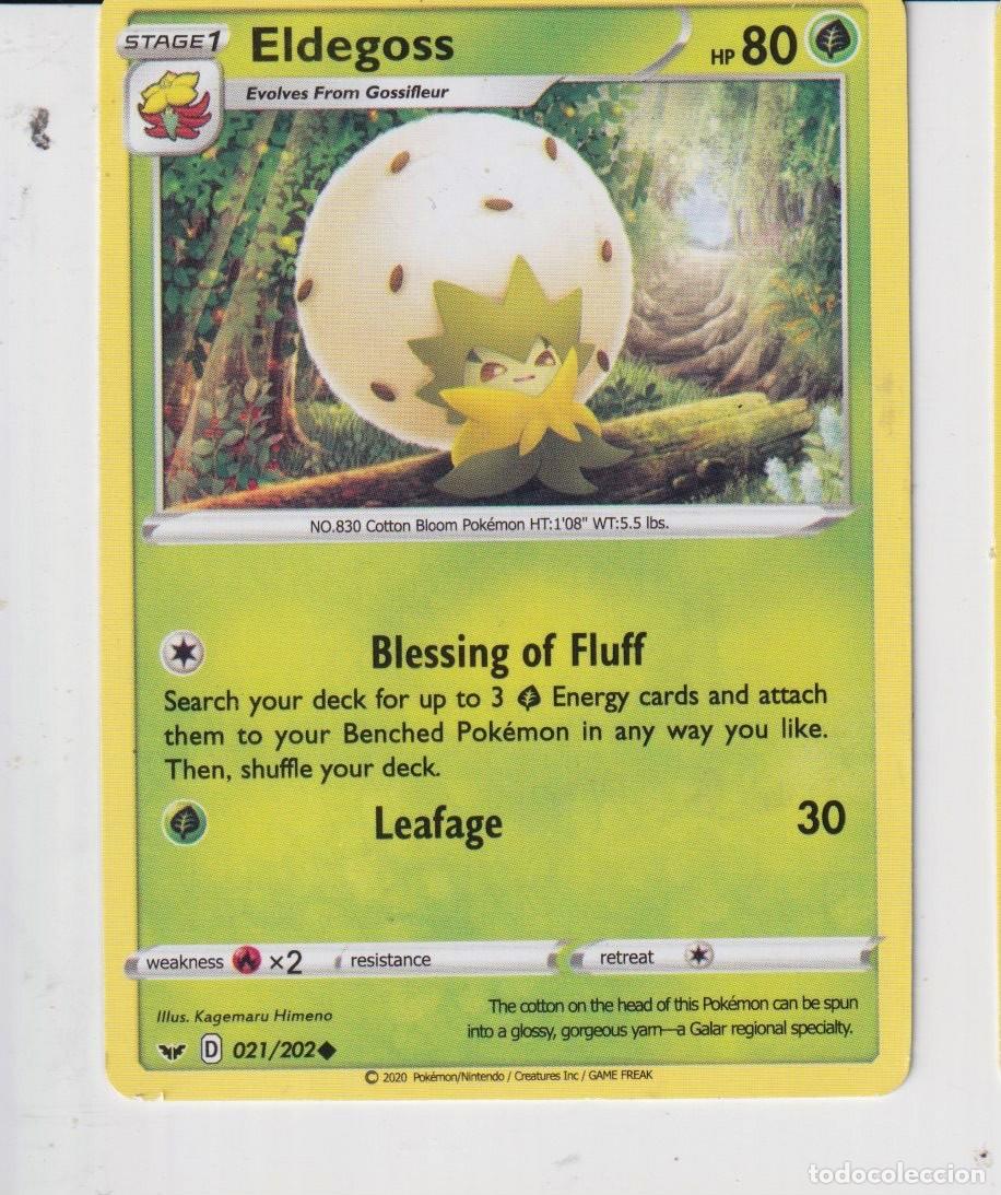 Collectables Calendars: CARTAS DE POK&Eacute;MON ELDEGOSS CV 80 DEL A&Ntilde;O 2020