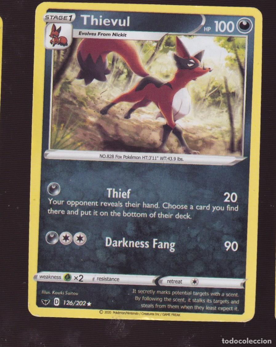 Coleccionismo Calendarios: CARTAS DE POK&Eacute;MON THIEYUL CV 100 DEL A&Ntilde;O 2020