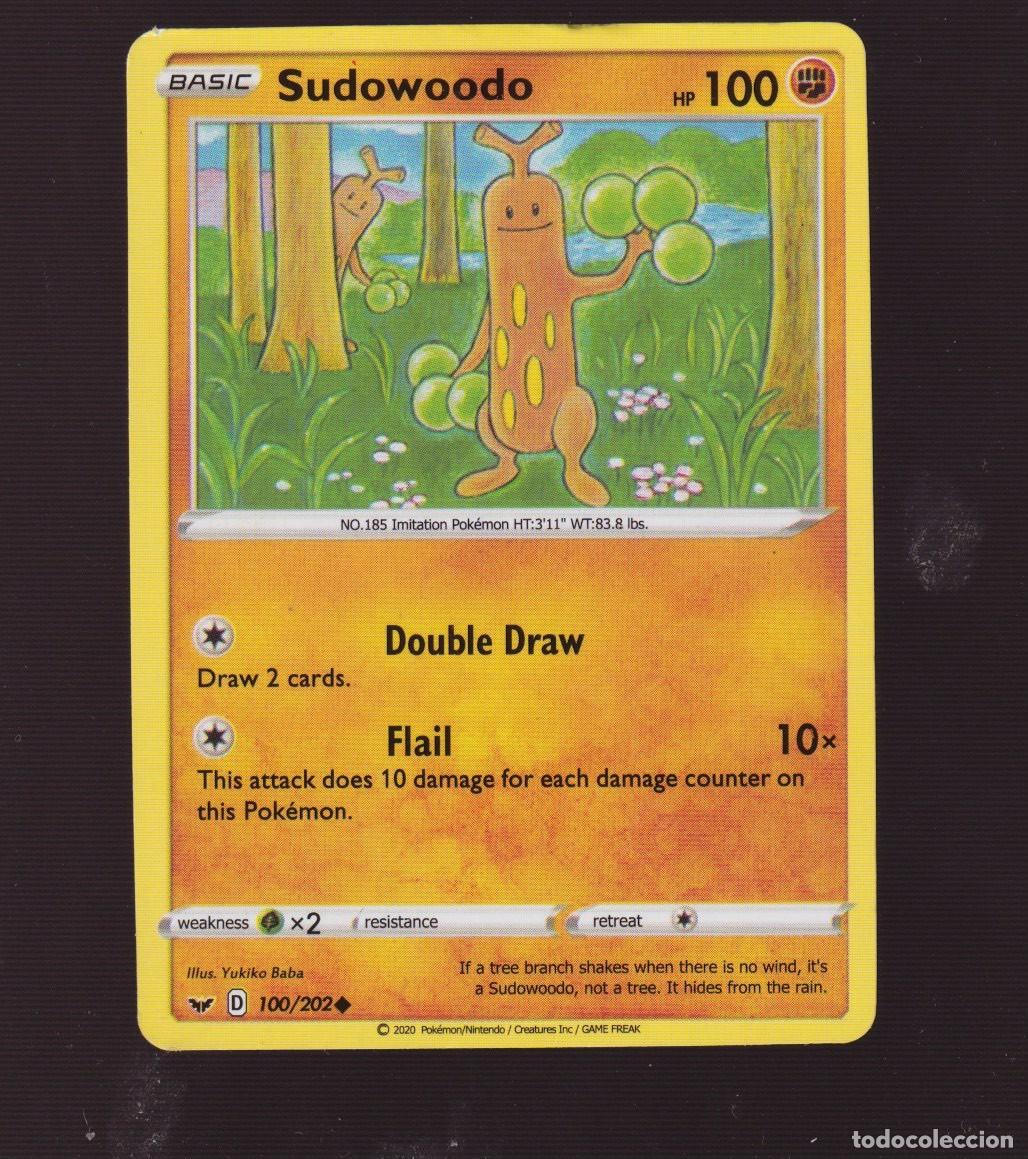 Coleccionismo Calendarios: CARTAS DE POK&Eacute;MON SUDOWOODOCV 100 DEL A&Ntilde;O 2020