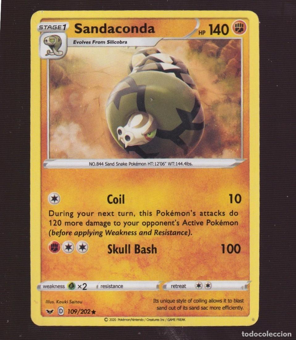 Coleccionismo Calendarios: CARTAS DE POK&Eacute;MON SANDACONDA 140 DEL A&Ntilde;O 2020