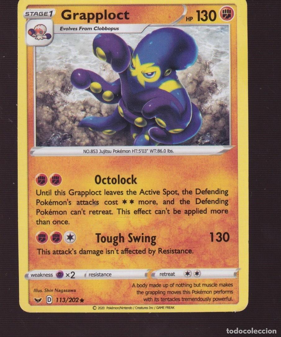 Coleccionismo Calendarios: CARTAS DE POK&Eacute;MON GRAPPLOCE 130 DEL A&Ntilde;O 2020