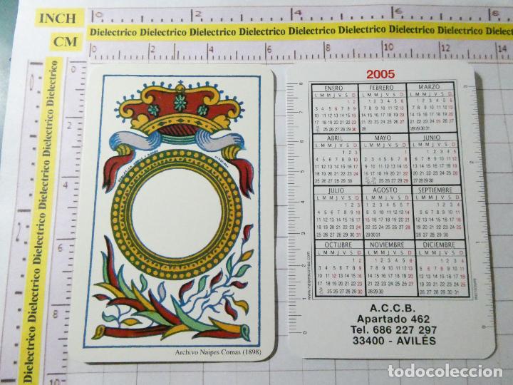 Collectionnisme Calendriers: CALENDARIO DE BOLSILLO A&Ntilde;O 2005. NAIPE AS DE OROS. A&Ntilde;O 1898 COLECCI&Oacute;N ARCHIVO NAIPES COMAS.