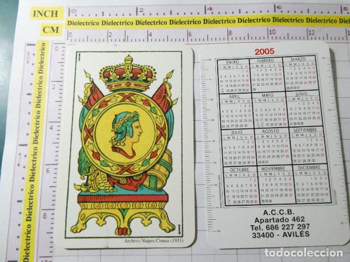 Collectionnisme Calendriers: CALENDARIO DE BOLSILLO A&Ntilde;O 2005. NAIPE AS DE OROS. A&Ntilde;O 1931 COLECCI&Oacute;N ARCHIVO NAIPES COMAS.