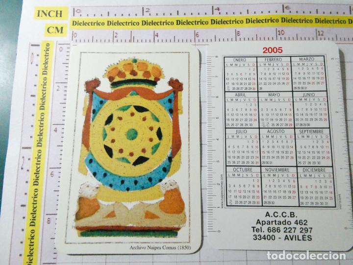 Collezionismo Calendari: CALENDARIO DE BOLSILLO A&Ntilde;O 2005. NAIPE AS DE OROS. A&Ntilde;O 1850 COLECCI&Oacute;N ARCHIVO NAIPES COMAS.