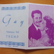 Coleccionismo Calendarios: ALMANAQUE CALENDARIO 1950. PUBLICIDAD GAY TREMP PALLARS JUSSÀ