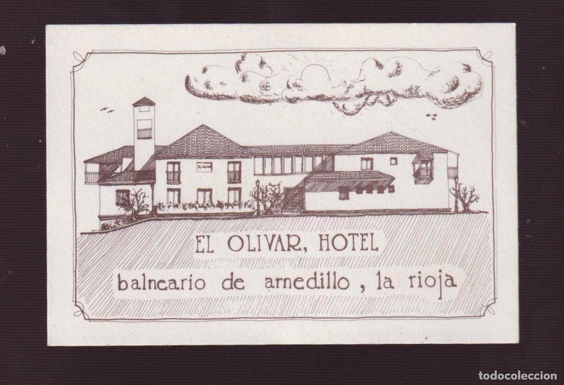 Coleccionismo calendarios: CALENDARIO DEL A&Ntilde;O 1986 DE PUBLICIDAD DE HOTEL OLIVAR