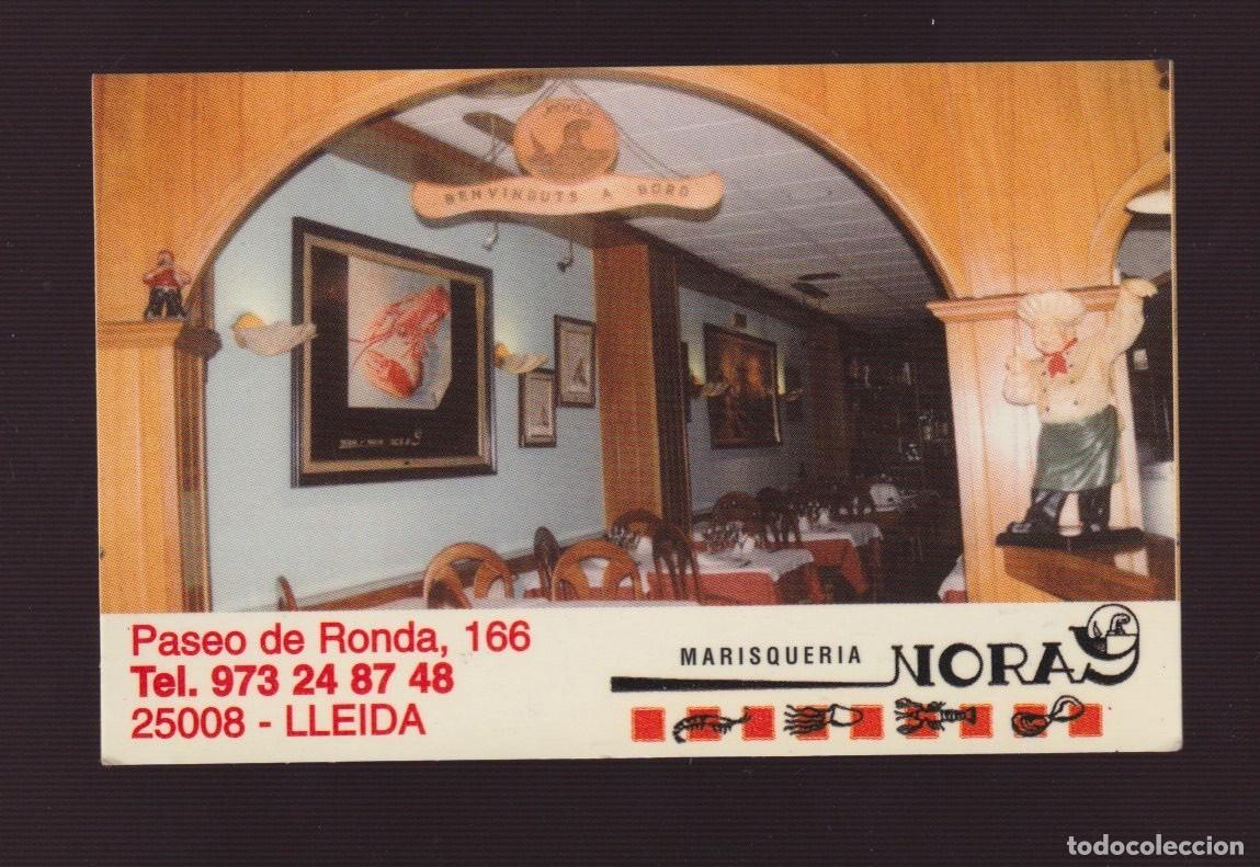 Coleccionismo calendarios: CALENDARIO DEL A&Ntilde;O 2000 DE PUBLICIDAD DE RESTAURANTE NORA LLEIDA