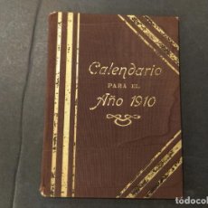 Coleccionismo Calendarios: CALENDARIO DEL ERMITAÑO-CALENDARIO PARA EL AÑO 1910--VER FOTOS-(K-11.008)