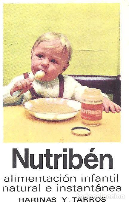 Coleccionismo calendarios: Calendario Nutriben 1972