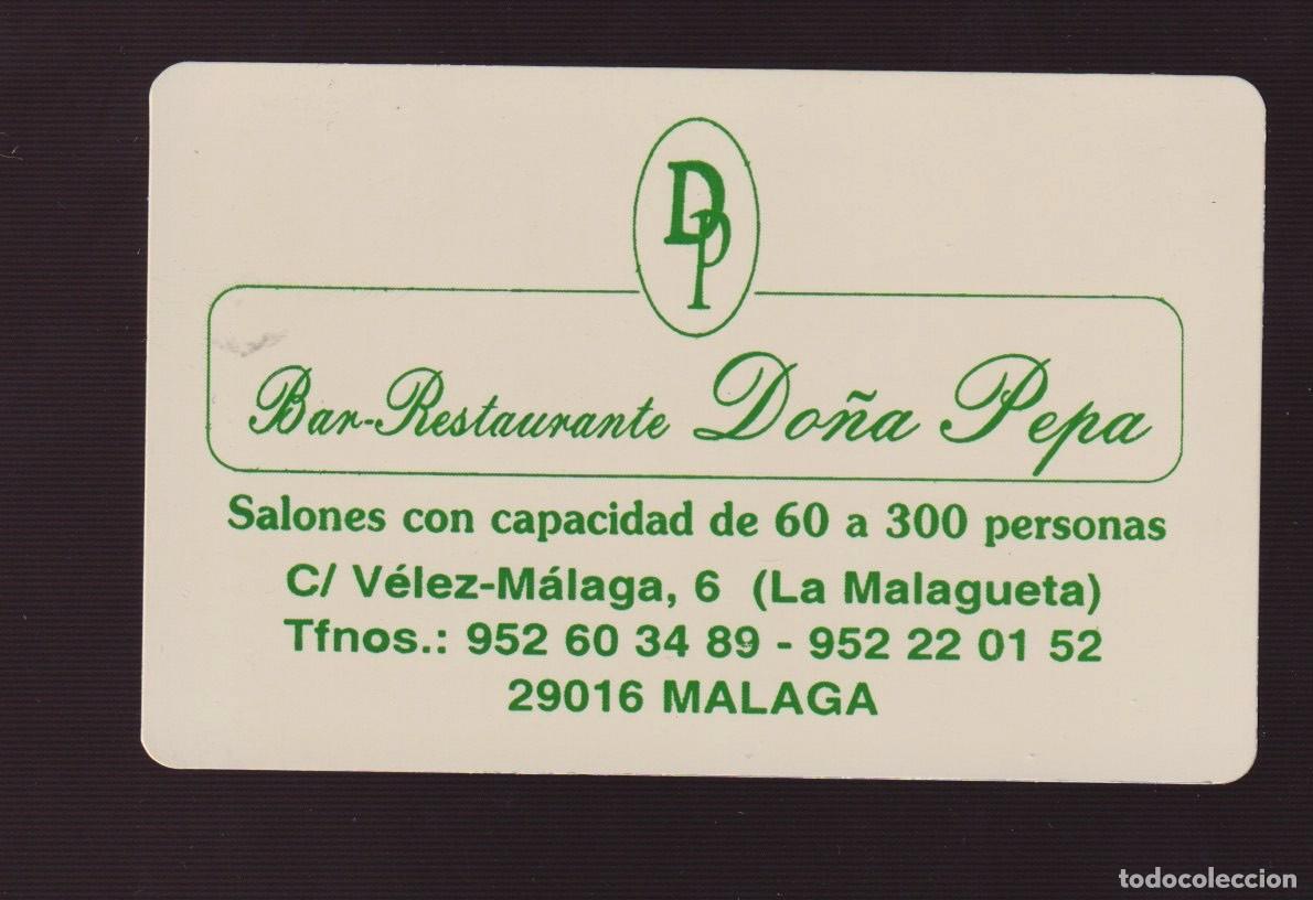 Collectionnisme Calendriers: CALENDARIO DE A&Ntilde;O 2001 CON PUBLICIDAD DE RESTAURANTE PEPA MALAGA EN ESPA&Ntilde;OL