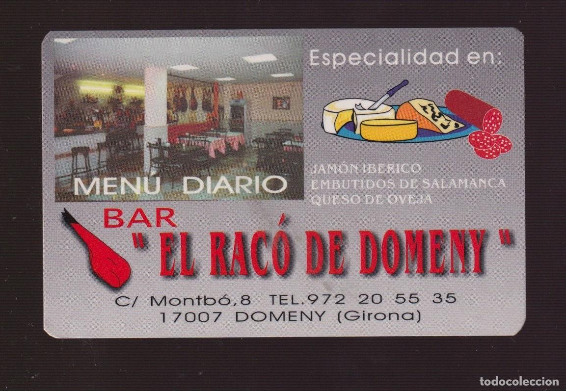 Collectionnisme Calendriers: CALENDARIO DE A&Ntilde;O 2001 CON PUBLICIDAD DE BAR RAC&Oacute; DE. DOMENY DOMENY EN CATALAN