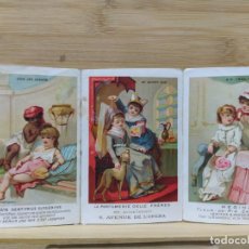 Coleccionismo Calendarios: PARIS-PARFUMS & SAVONS DE TOILETTE GELLE FRERES-AÑO 1885-CALENDARIO MUY ANTIGUO-VER FOTOS-(101.931)