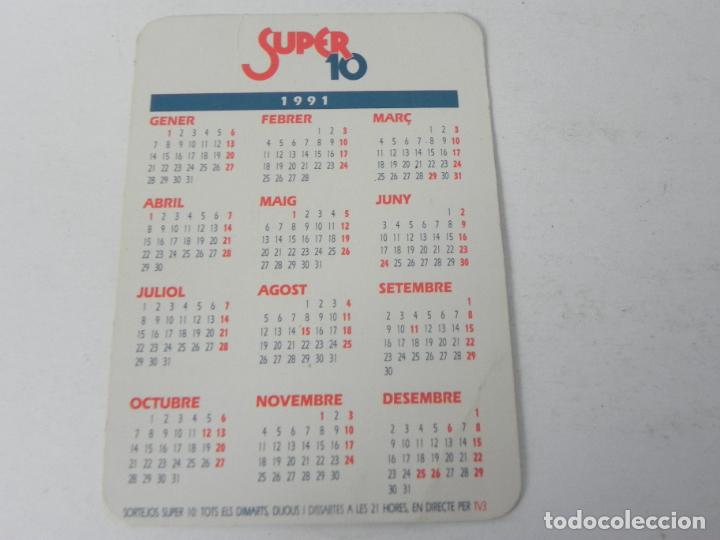 Coleccionismo Calendarios: CALENDARIO 1991 PUBLICIDAD LOTO CATALUNYA (SUPER 10)