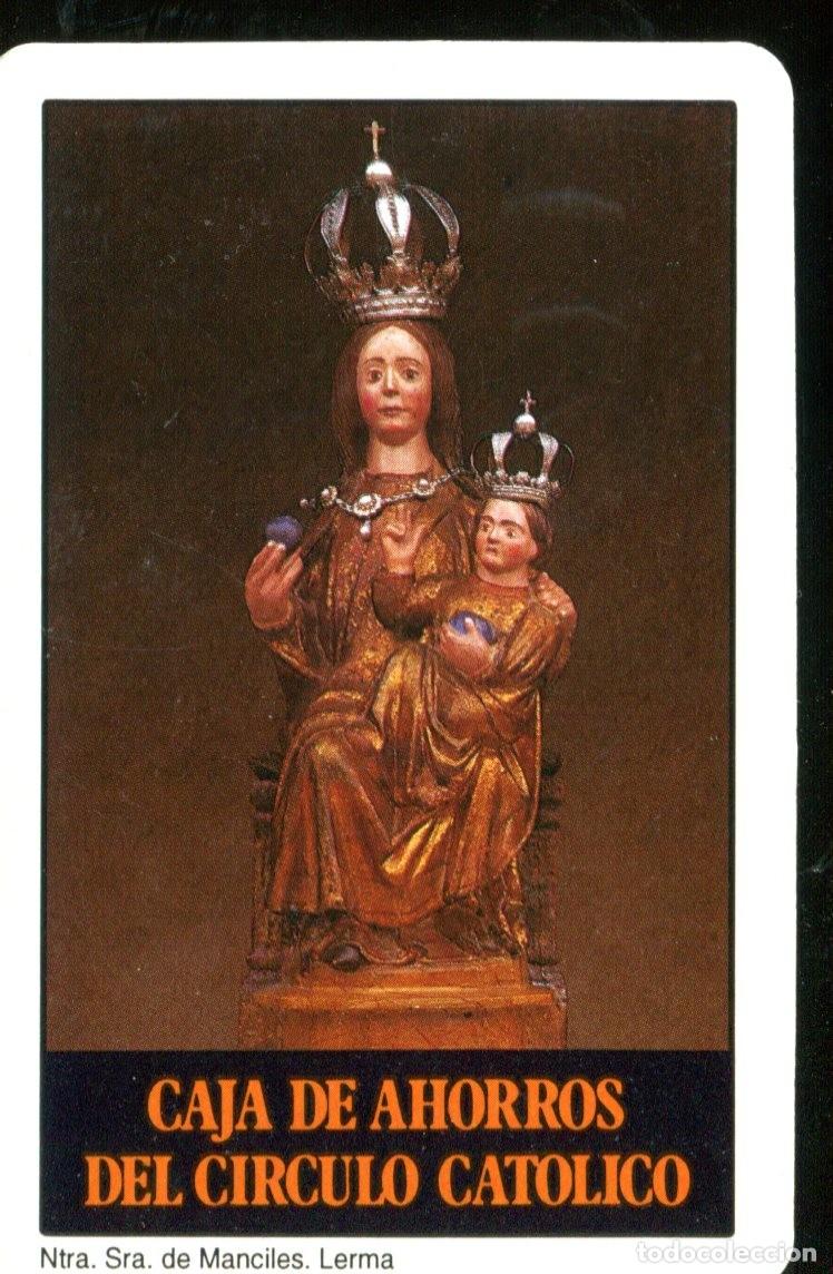 Coleccionismo calendarios: Calendario de bolsillo H Fournier Caja de ahorros del circulo catolico 1995 virgen