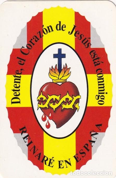Coleccionismo Calendarios: Detente, el Coraz&oacute;n de Jes&uacute;s est&aacute; conmigo - Reinar&eacute; en Espa&ntilde;a / Calendario de bolsillo 2002