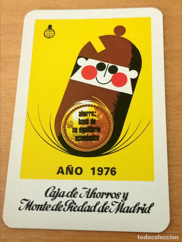 Coleccionismo Calendarios: FOURNIER 1976 CAJA AHORROS MONTE PIEDAD MADRID CALENDARIO ORIGINAL