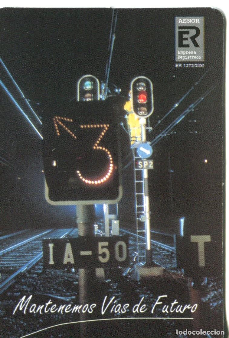 Sammeln von Kalendern: Calendario de tren ferrocarril - Mantenimiento de Infraestructuras Renfe - A&ntilde;o 2001