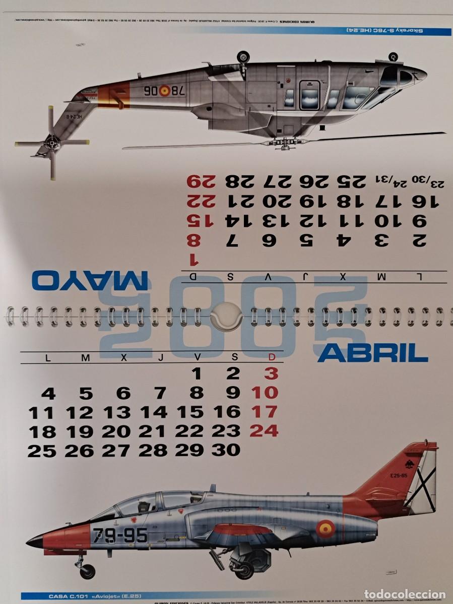 Coleccionismo calendarios: Calendario Ejercito del Aire 2005 - Foto 2