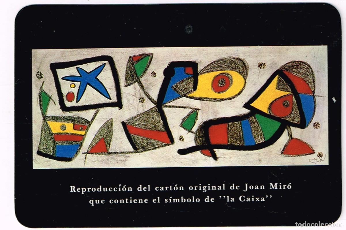 Coleccionismo Calendarios: 1991 CALENDARIO REPRODUCCI&Oacute;N CART&Oacute;N ORIGINAL DE JOAN MIR&Oacute; QUE CONTIENE S&Iacute;MBOLO DE &rdquo;LA CAIXA&rdquo;