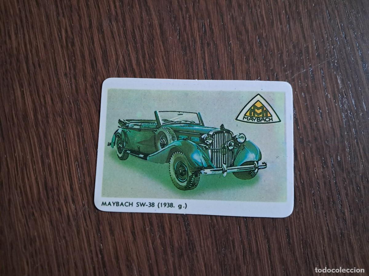 Coleccionismo Calendarios: calendario de publicidad de Portugal, coche antiguo, Maybach SWE-38 de 1938, a&ntilde;o 1989