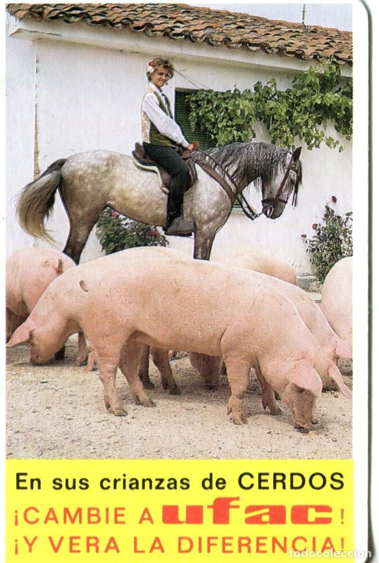 Coleccionismo calendarios: CALENDARIO PUBLICITARIO PIENSOS UFAC A&Ntilde;&Oacute; 1988. TIPO FOURNIER VER FOTOS