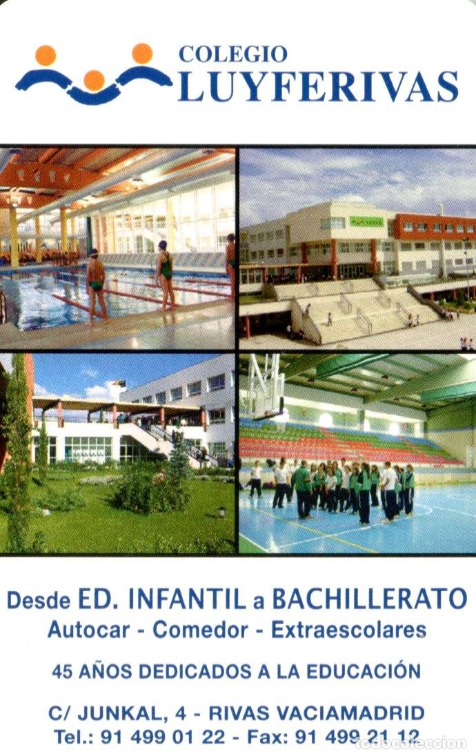 Coleccionismo calendarios: Calendario bolsillo - COLEGIO LUYFERIVAS - FOURNIER - A&ntilde;o 2008 - ANTES JOYFERIVAS