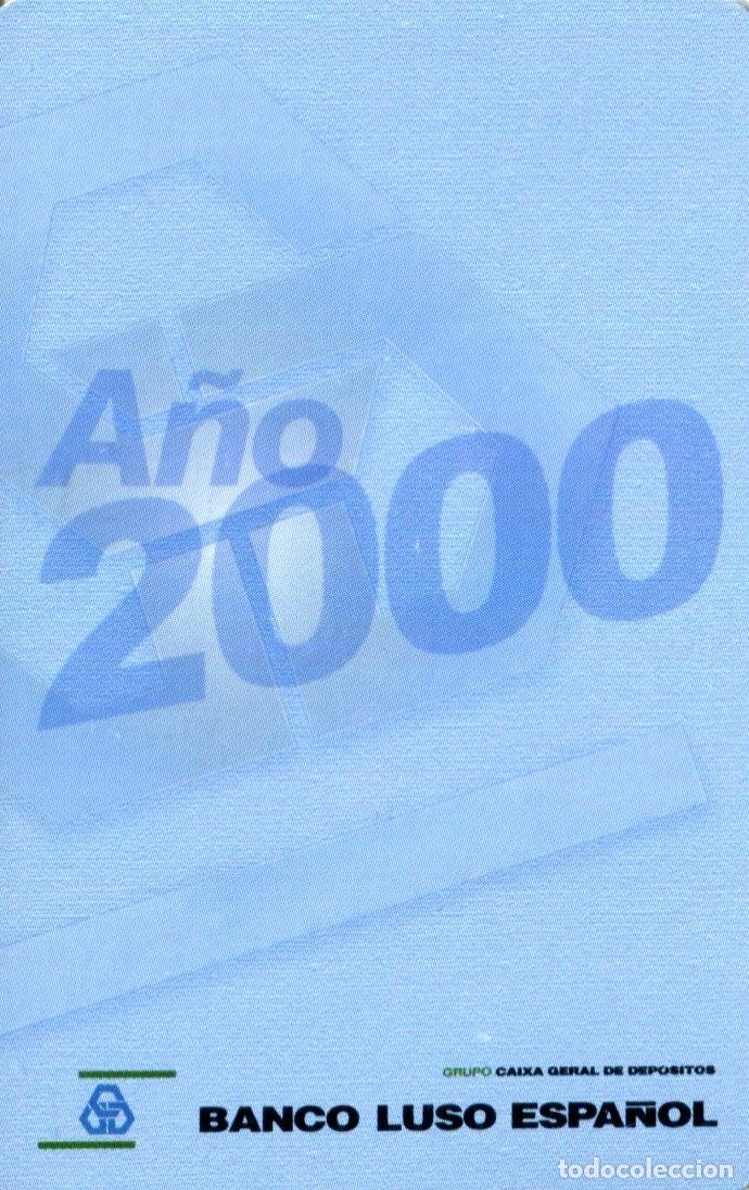 Coleccionismo calendarios: ALENDARIO - BANCO LUSO ESPA&Ntilde;OL (GRUPO CAIXA GENERAL DE DEPOSITOS) - A&Ntilde;O 2000 - NAIPES H. FOURNIER