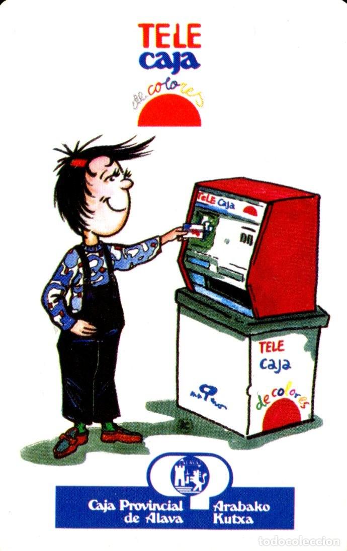 Coleccionismo calendarios: CALENDARIO FOURNIER DEL A&Ntilde;O 1990 DE PUBLICIDAD CAJA PROVINCIAL ARABAKO ALAVA