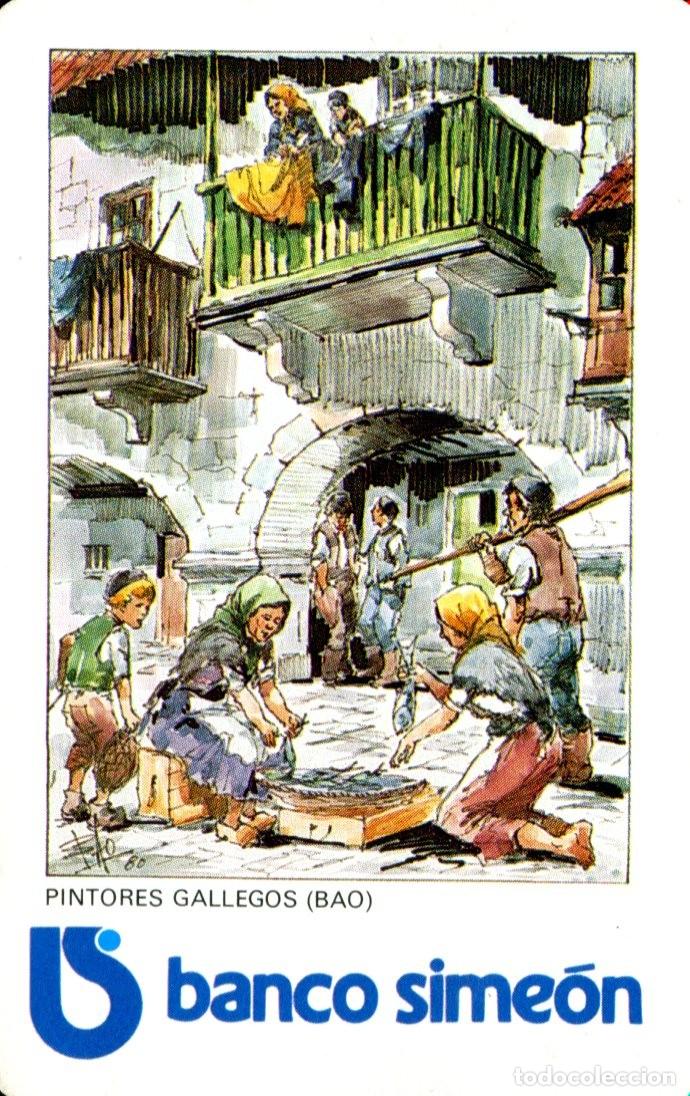 Coleccionismo calendarios: Calendario de bolsillo H Fournier Banco Simeon 1989