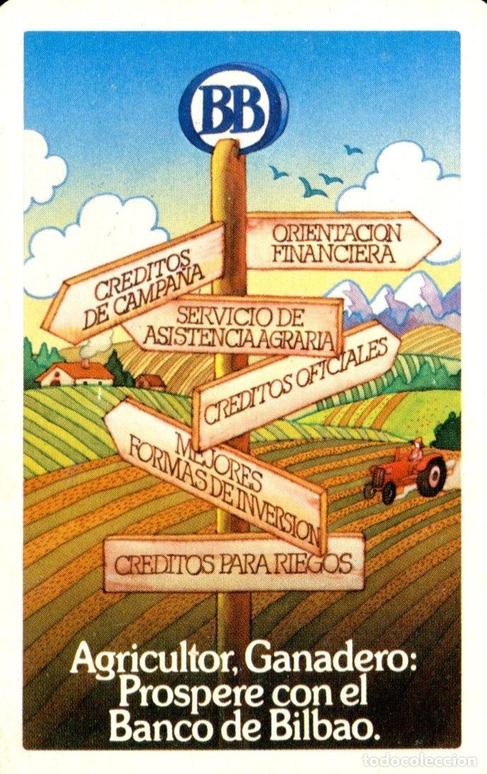 Collezionismo Calendari: CALENDARIO FOURNIER BANCO DE BILBAO AGRICULTOR, GANADERO PROSPERE CON SUS AHORROS, 1978.