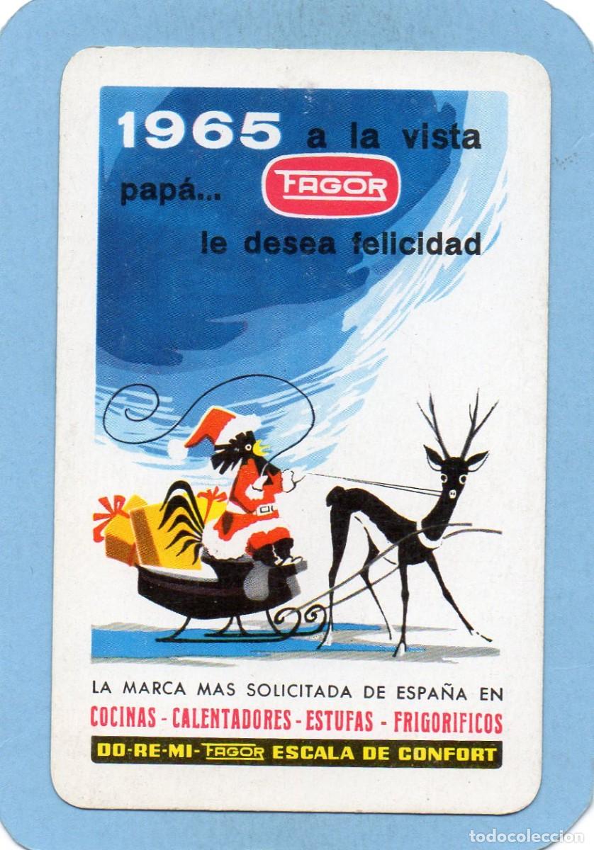 Colecionismo Calend&aacute;rios: Calendario de H. Fournier 1965 - FAGOR