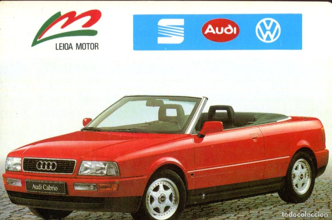Coleccionismo calendarios: Calendario de Bolsillo LEIOA MOTOR 1992 - Coches