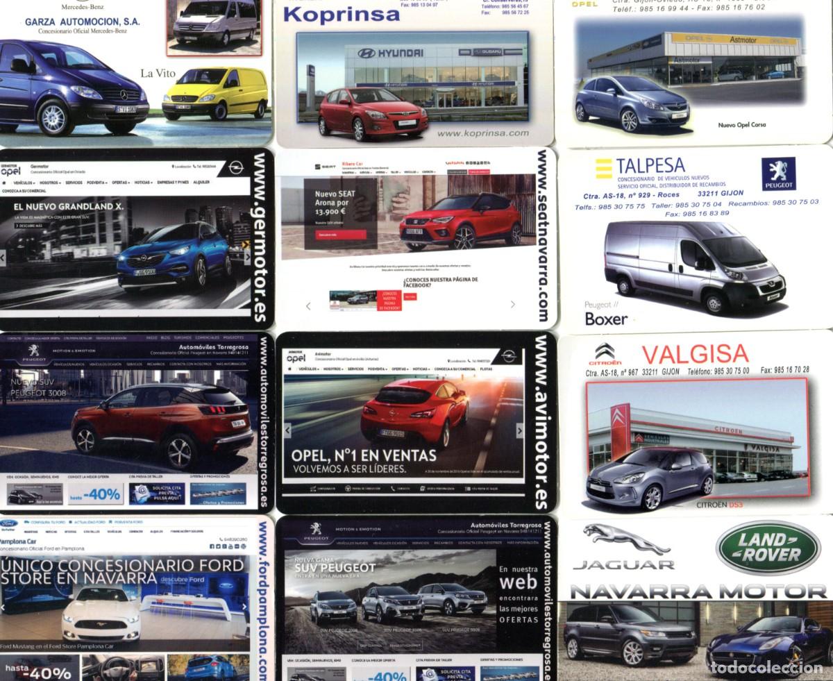 Coleccionismo Calendarios: Lote de 18 calendario de bolsillo de Coches varios a&ntilde;os