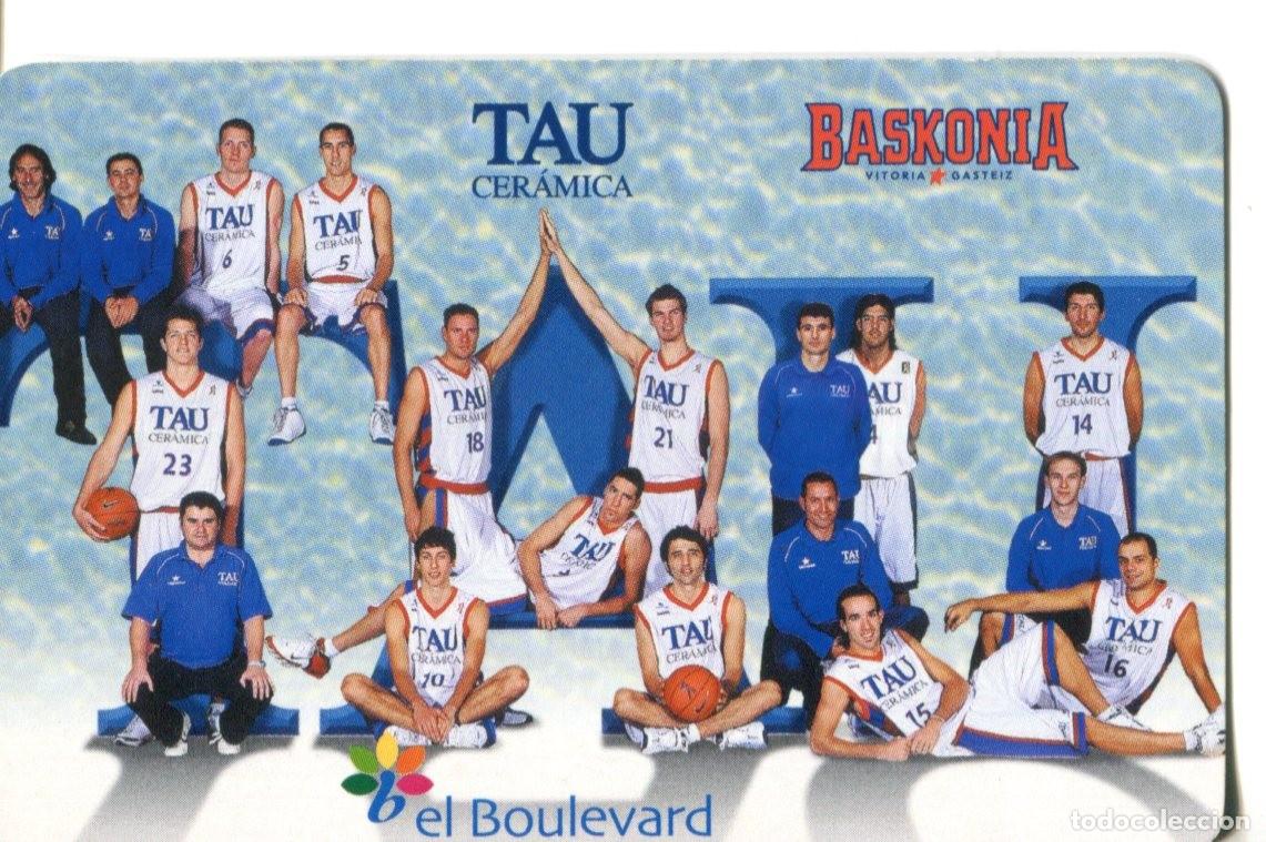 Coleccionismo calendarios: CALENDARIO FOURNIER-TAU BASKONIA-DEL 2006 Baloncesto