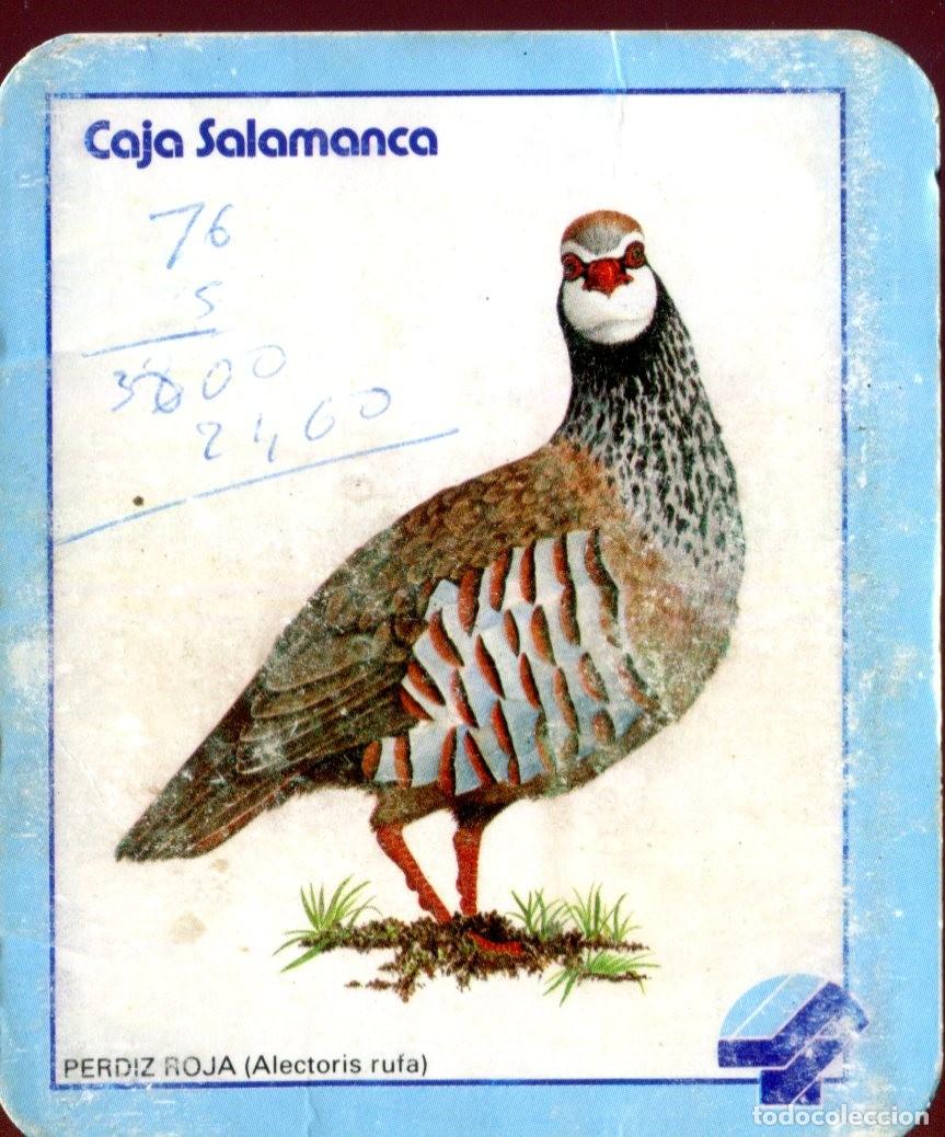 Coleccionismo calendarios: CALENDARIO PUBLICITARIO - CAJA SALAMANCA - 1989 (PERDIZ ROJA) CAJAS Y BANCOS