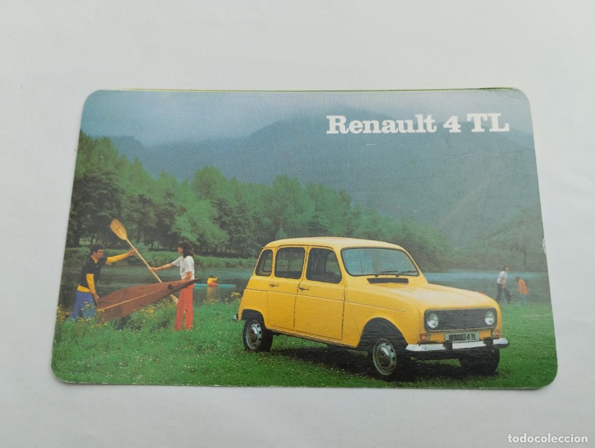 Coleccionismo Calendarios: Calendario Fournier Renault 4 TL 1980