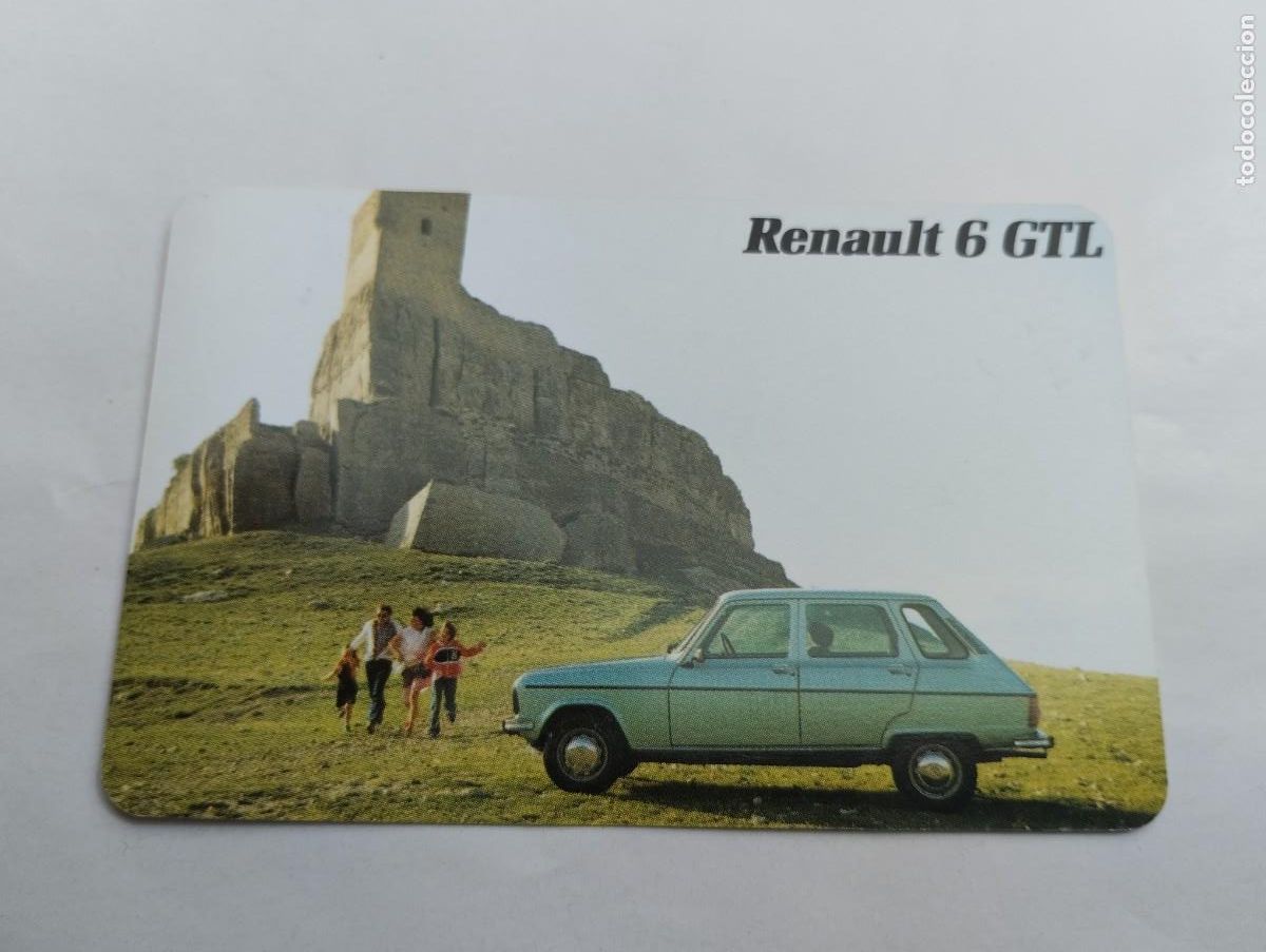 Coleccionismo Calendarios: Calendario Fournier Renault 6 GTL 1982
